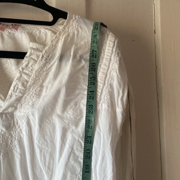 White APC Madras Indian-style shirt/tunic- size small - Picture 6 of 6